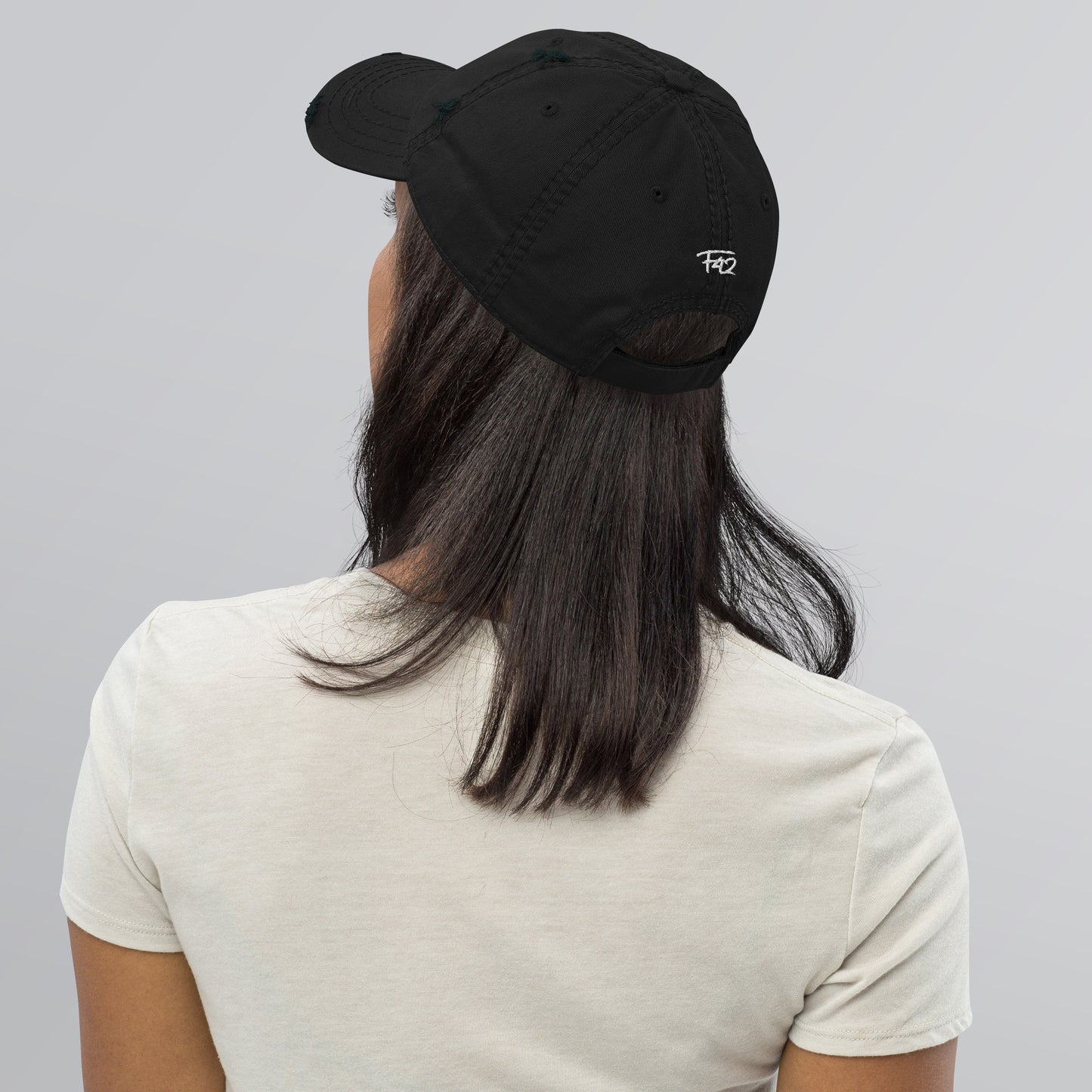 Leo Fitness 42 Distressed Dad Hat