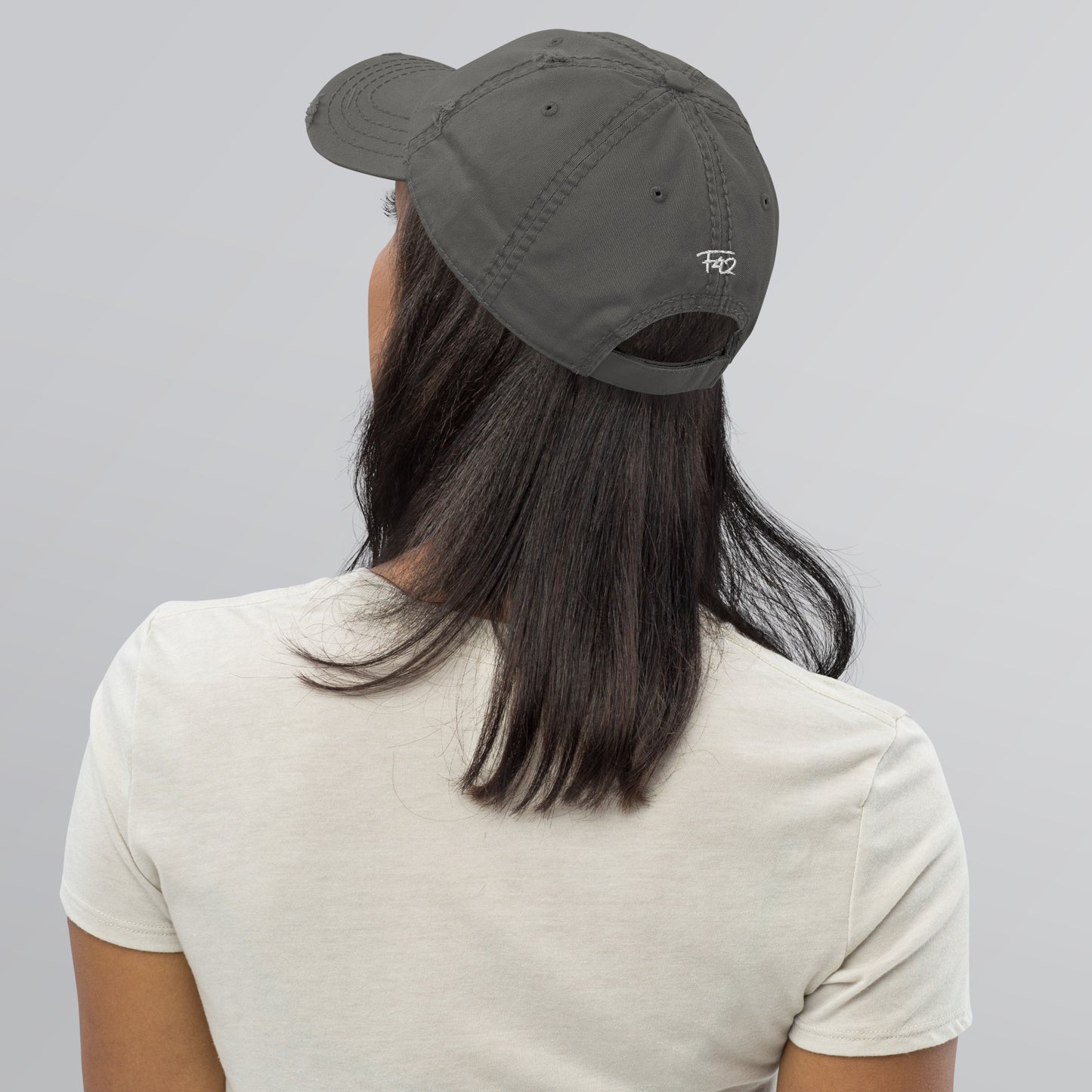 Leo Fitness 42 Distressed Dad Hat