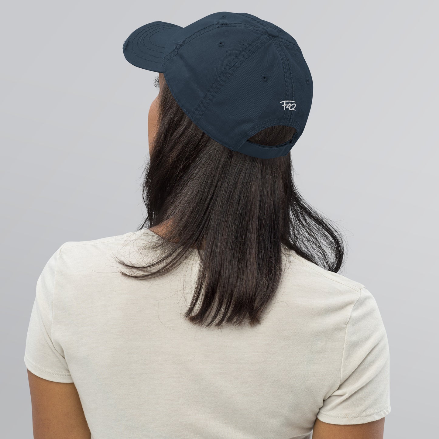 Leo Fitness 42 Distressed Dad Hat