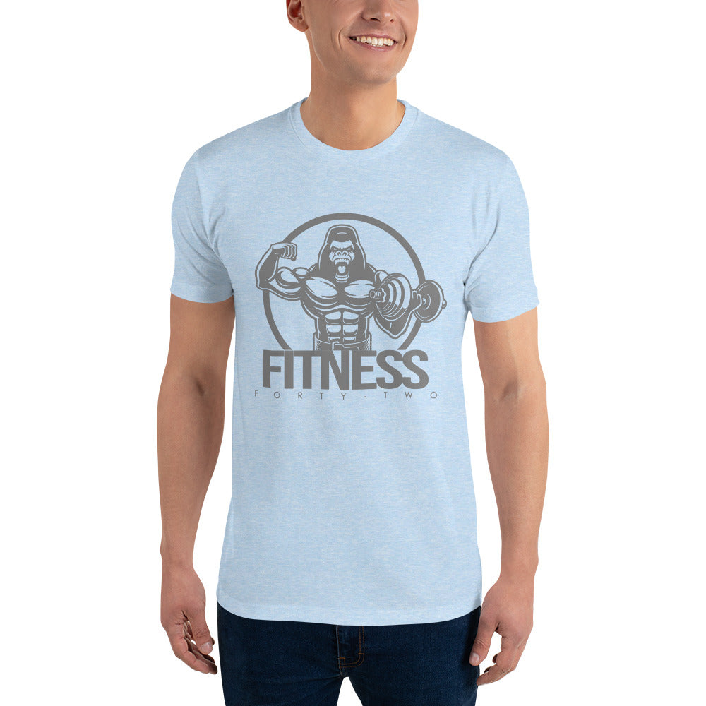 Gorilla mode Gray Short Sleeve T-shirt
