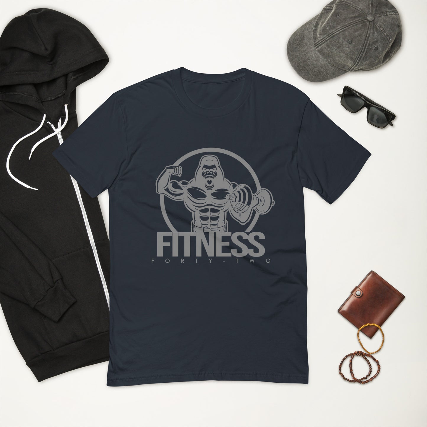 Gorilla mode Gray Short Sleeve T-shirt