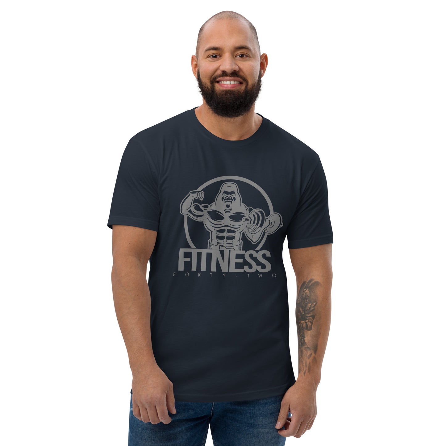 Gorilla mode Gray Short Sleeve T-shirt