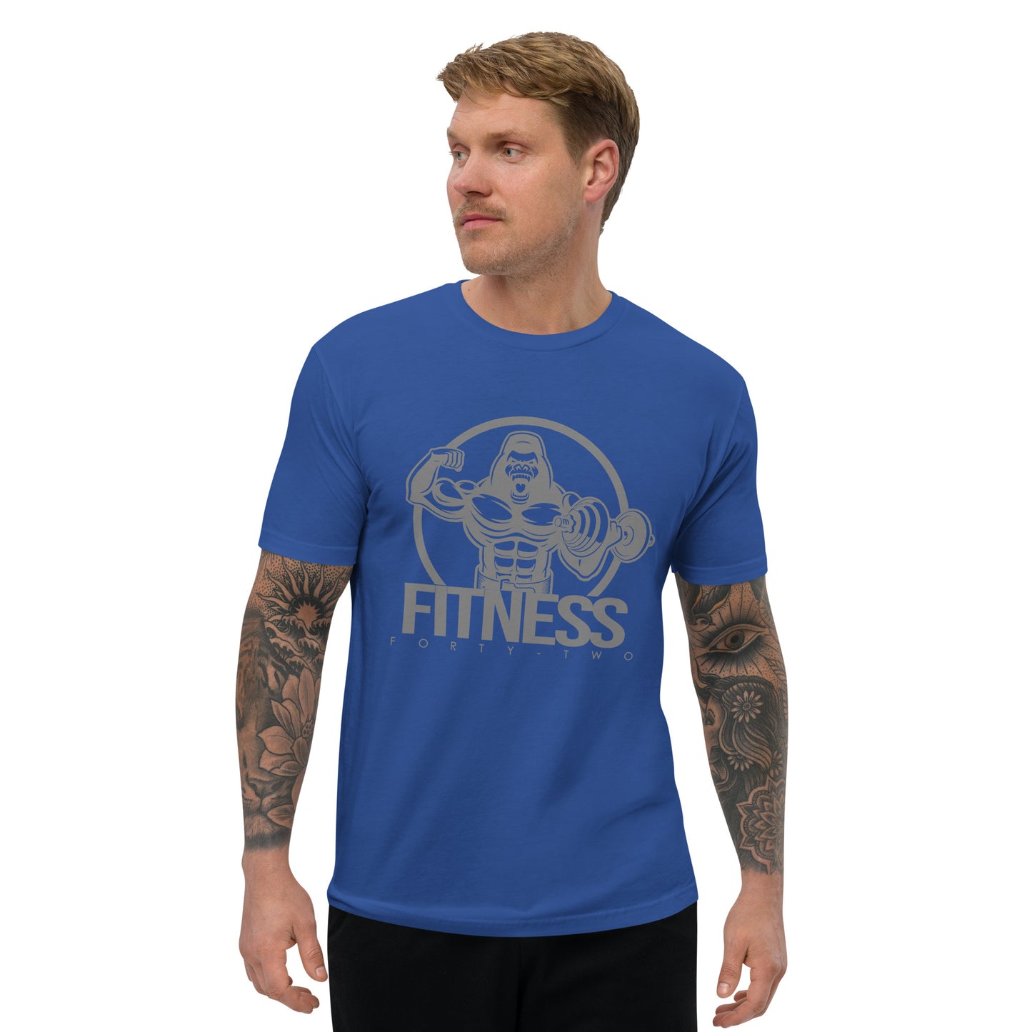 Gorilla mode Gray Short Sleeve T-shirt