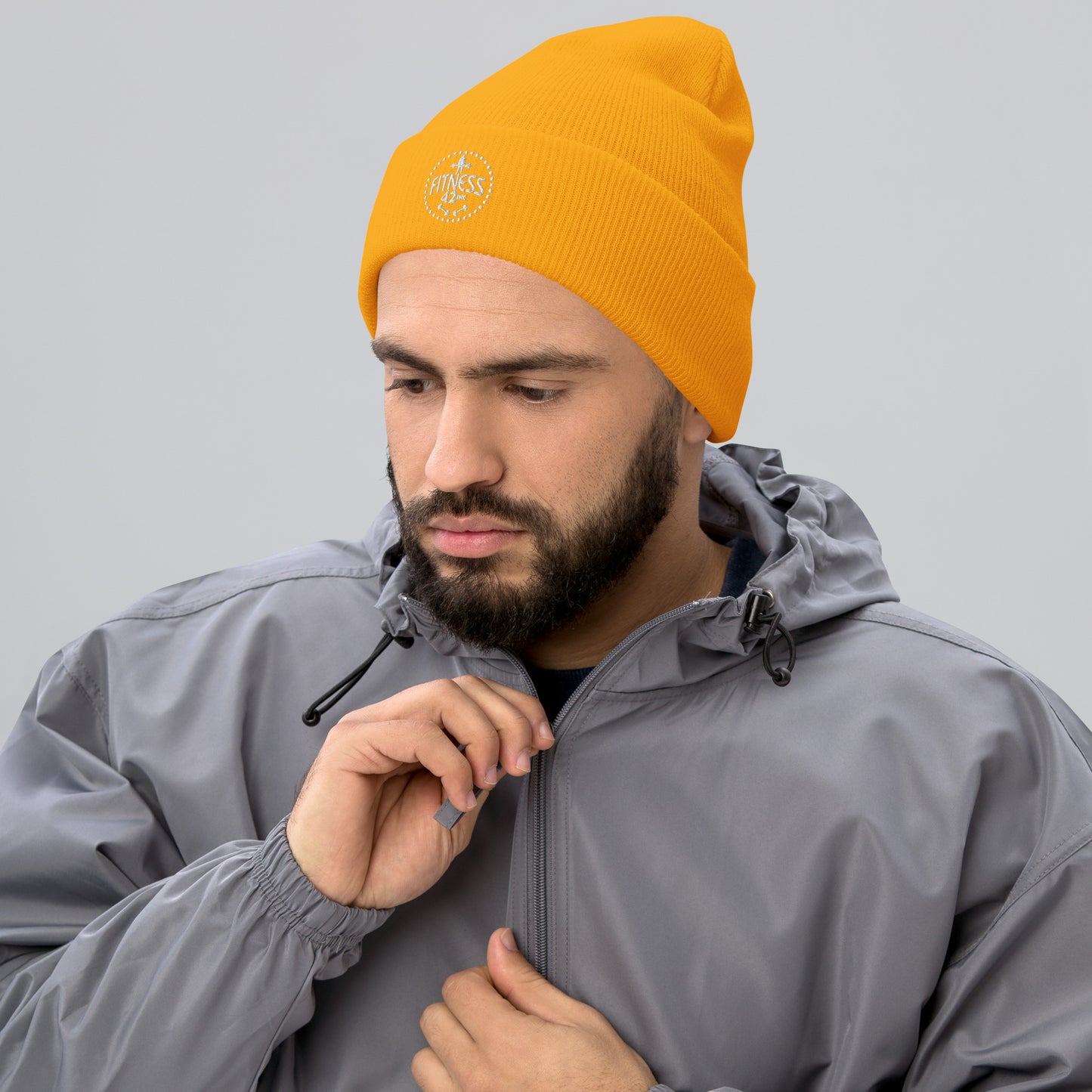 Fitness 42 Star Cuffed Beanie