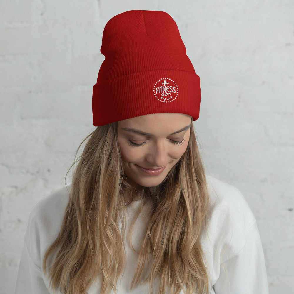 Fitness 42 Star Cuffed Beanie