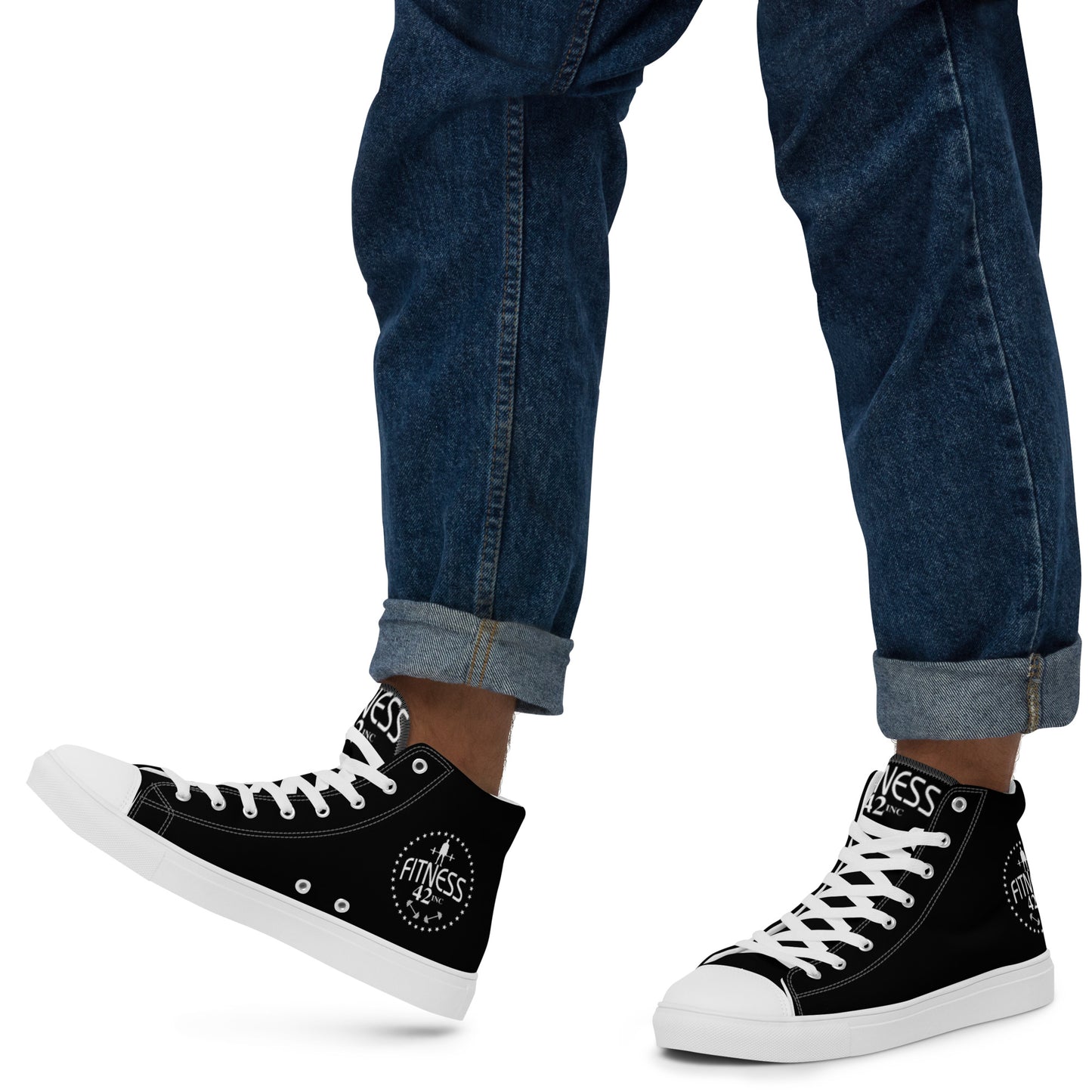 Men’s Fitness 42 Star high top canvas shoes