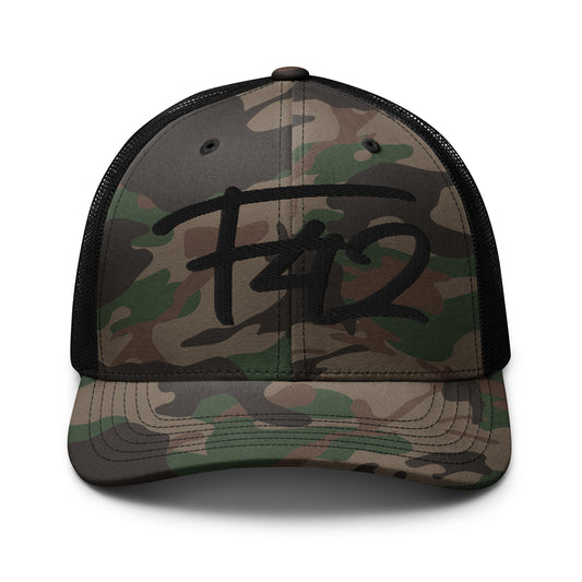 F42 Camouflage trucker hat