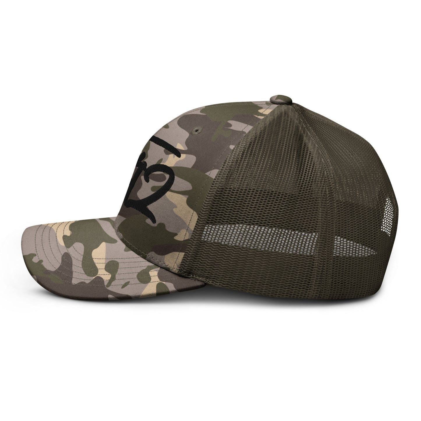 F42 Camouflage trucker hat