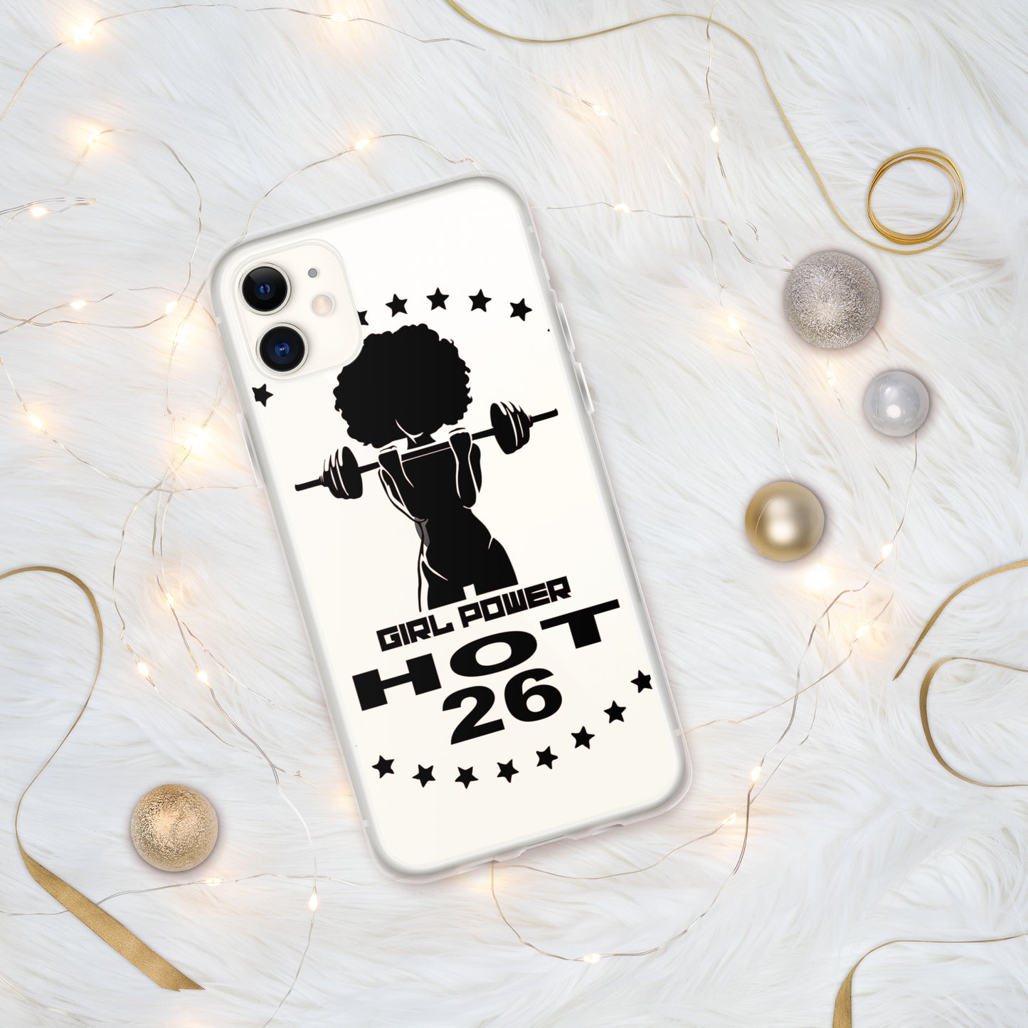 Hot26 Girl Power Clear iPhone® Case