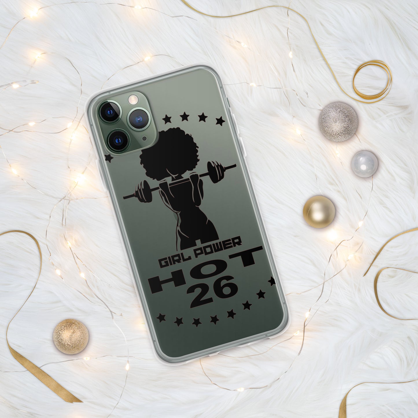 Hot26 Girl Power Clear iPhone® Case