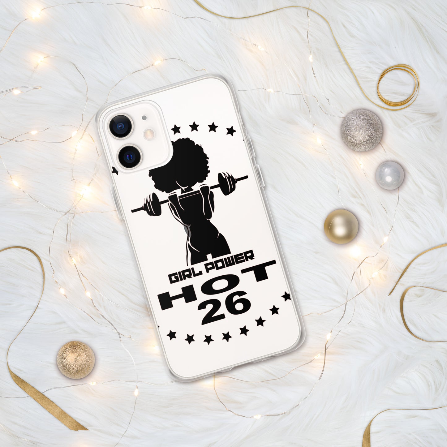 Hot26 Girl Power Clear iPhone® Case