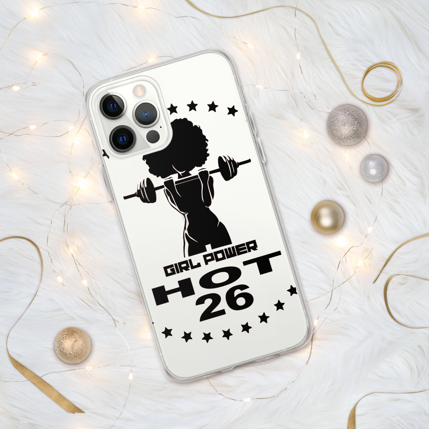 Hot26 Girl Power Clear iPhone® Case