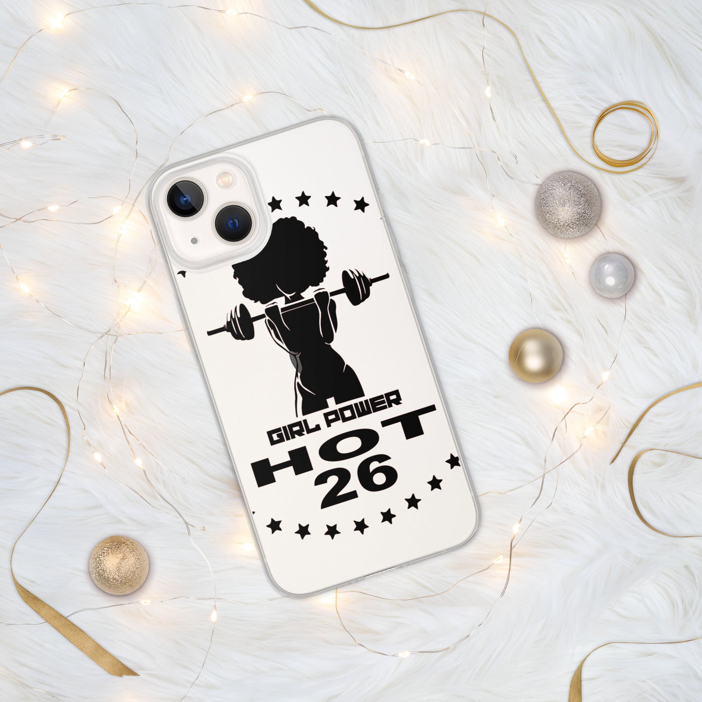 Hot26 Girl Power Clear iPhone® Case