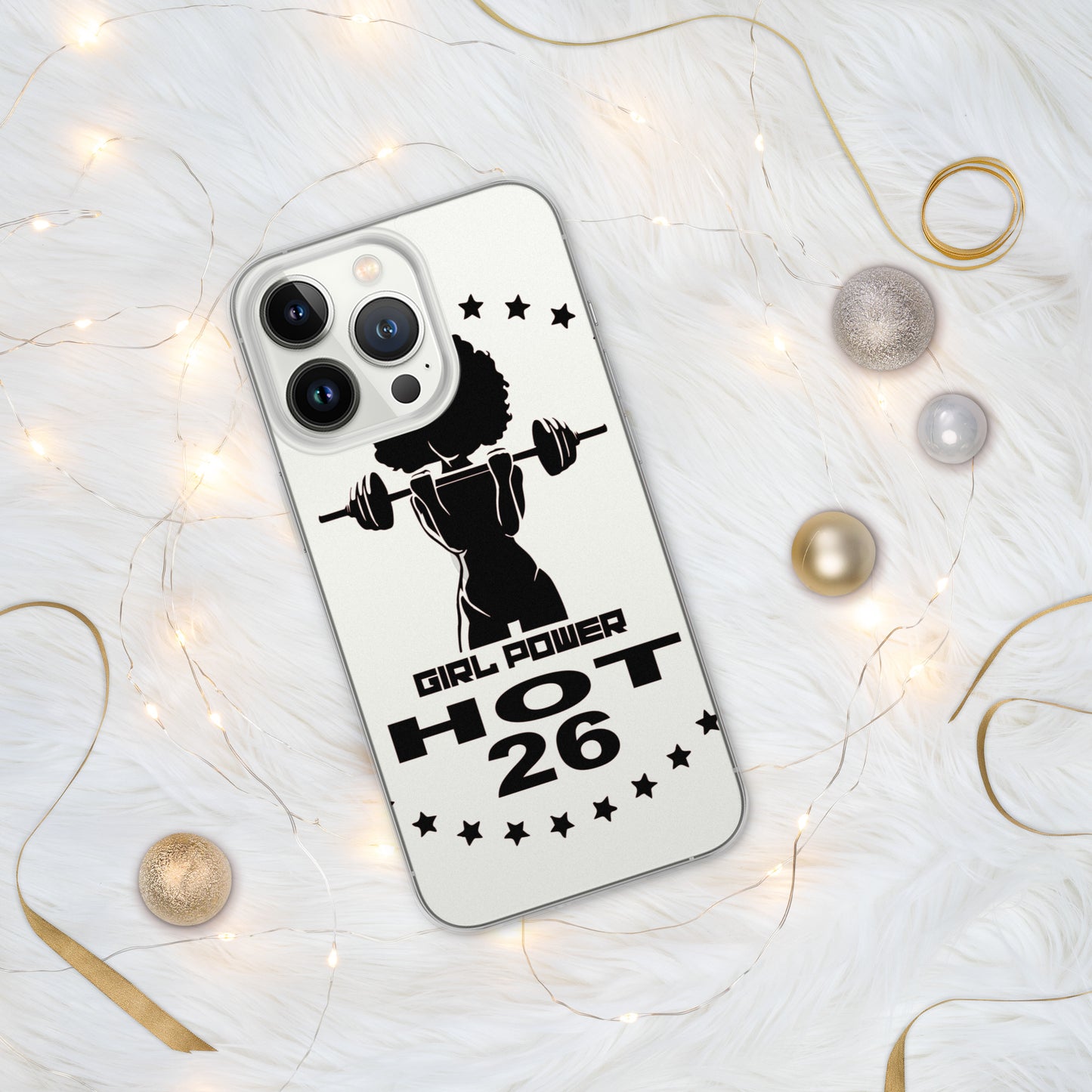 Hot26 Girl Power Clear iPhone® Case