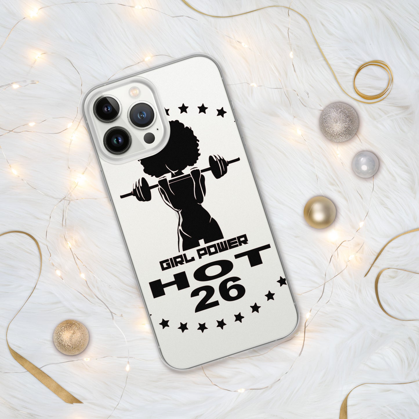 Hot26 Girl Power Clear iPhone® Case