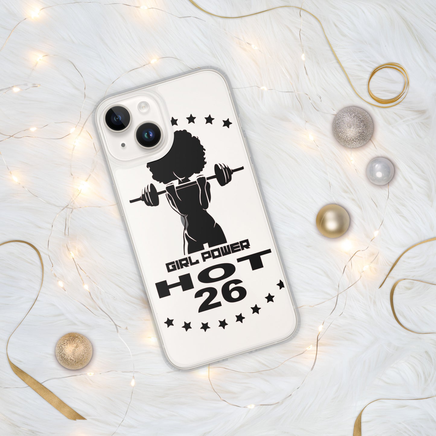 Hot26 Girl Power Clear iPhone® Case