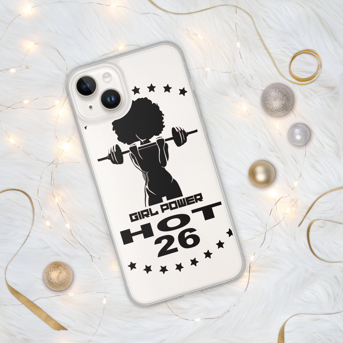 Hot26 Girl Power Clear iPhone® Case