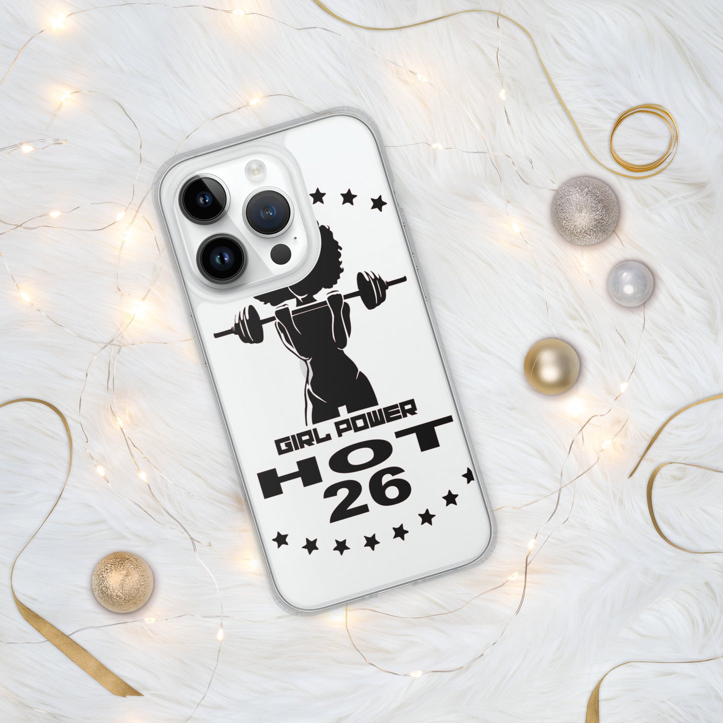 Hot26 Girl Power Clear iPhone® Case