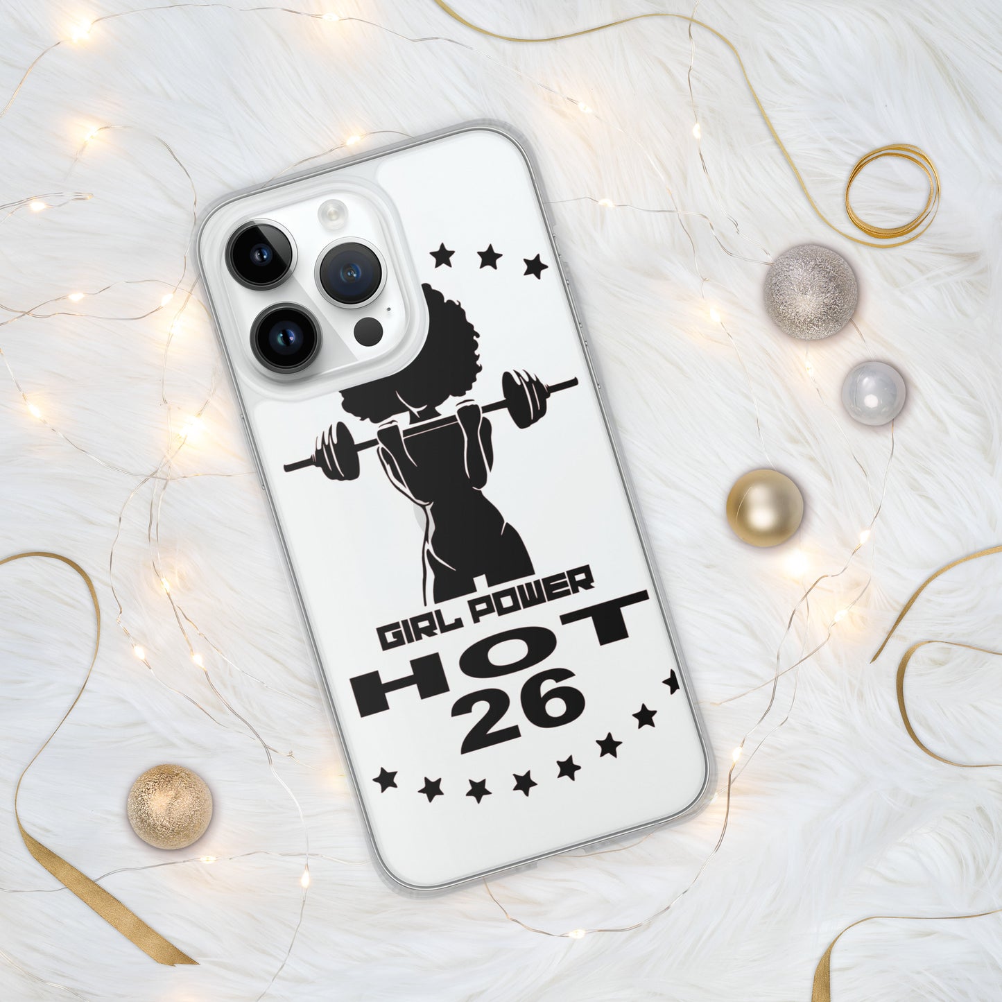 Hot26 Girl Power Clear iPhone® Case