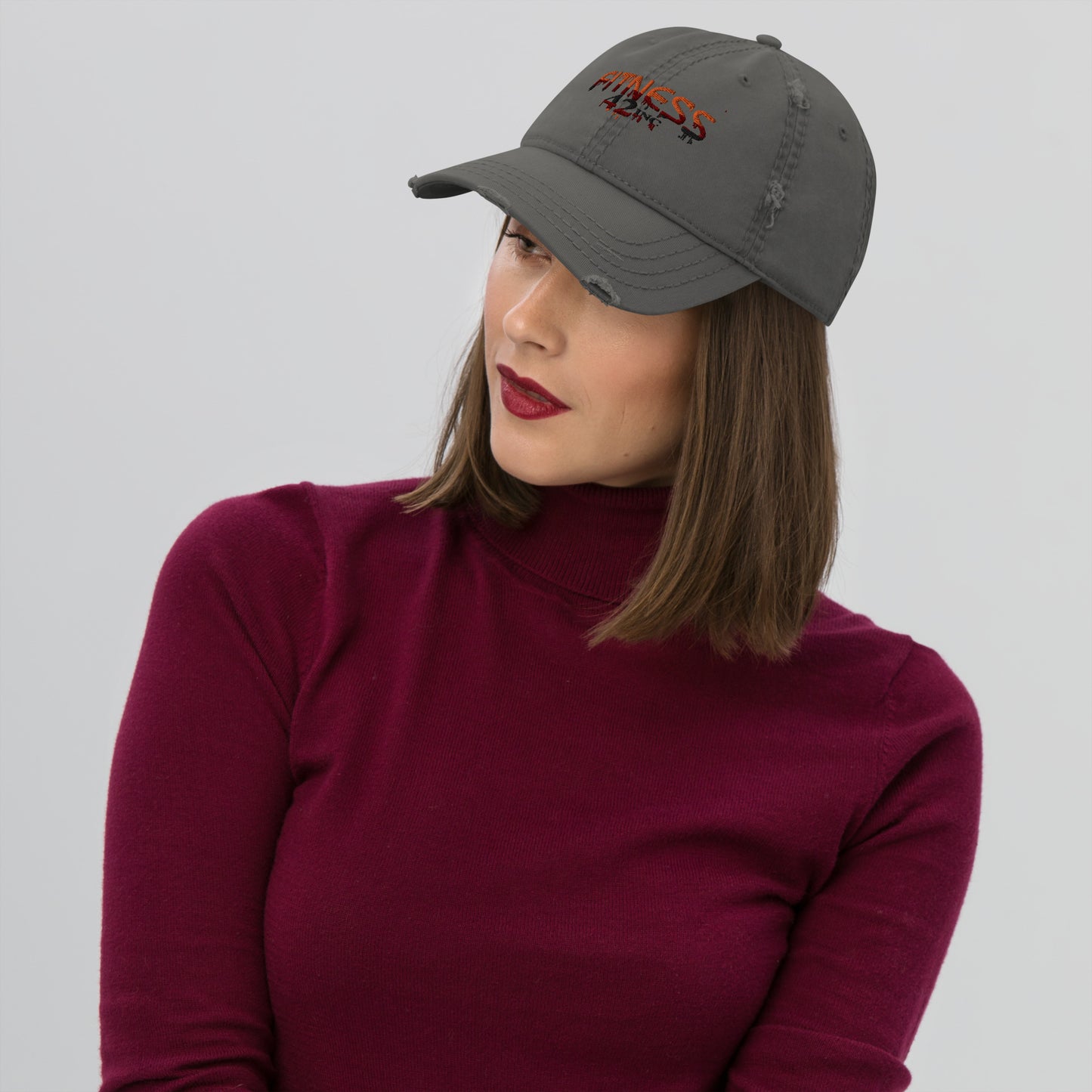 Drip Fitness 42 Distressed Dad Hat