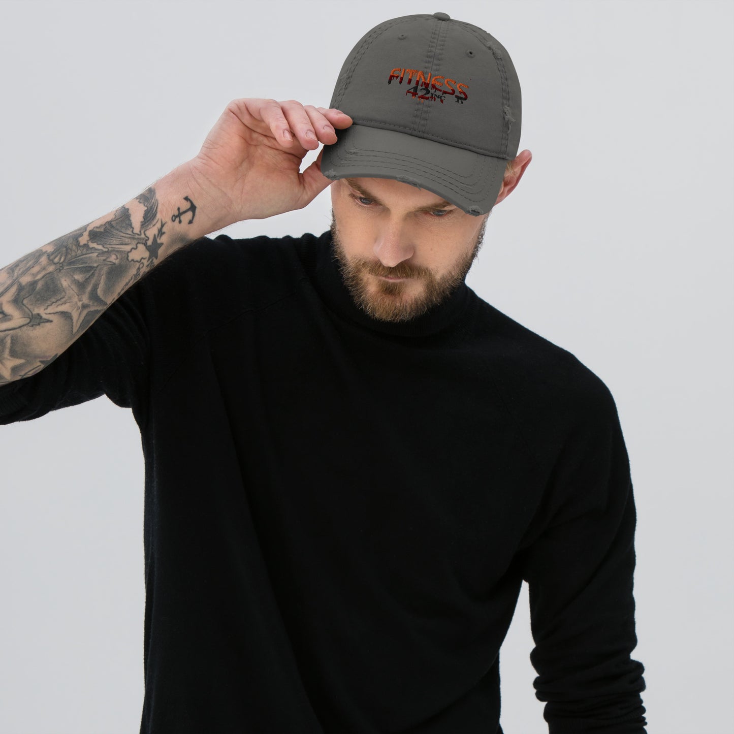 Drip Fitness 42 Distressed Dad Hat