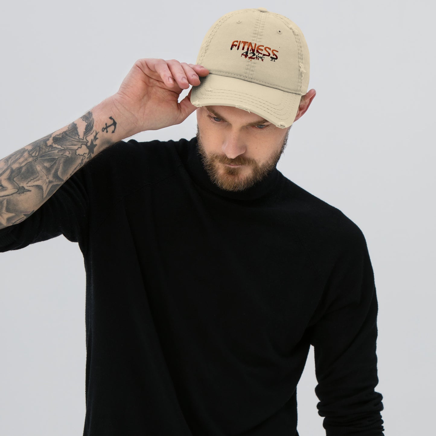 Drip Fitness 42 Distressed Dad Hat