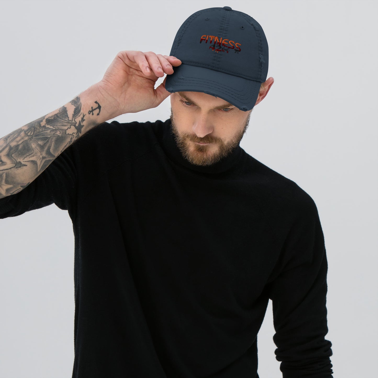 Drip Fitness 42 Distressed Dad Hat