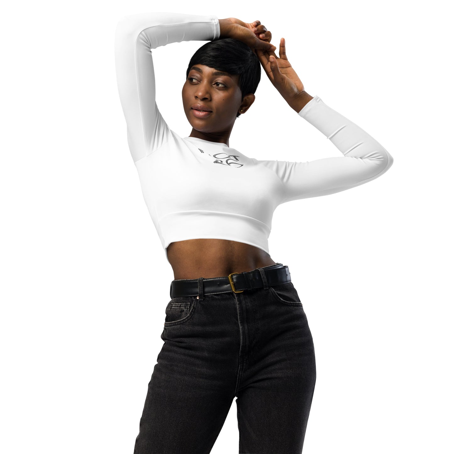 Hot 26 Recycled long-sleeve crop top