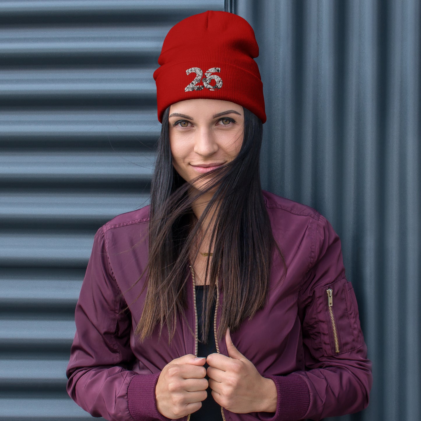 Hot 26 Embroidered Beanie