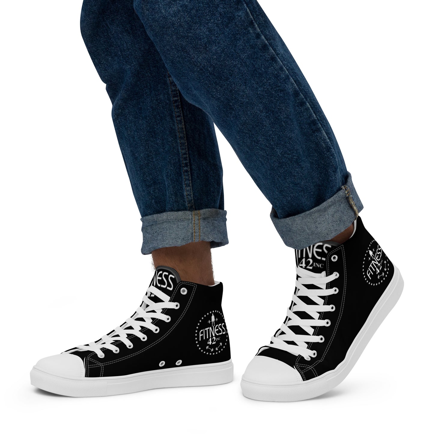 Men’s Fitness 42 Star high top canvas shoes