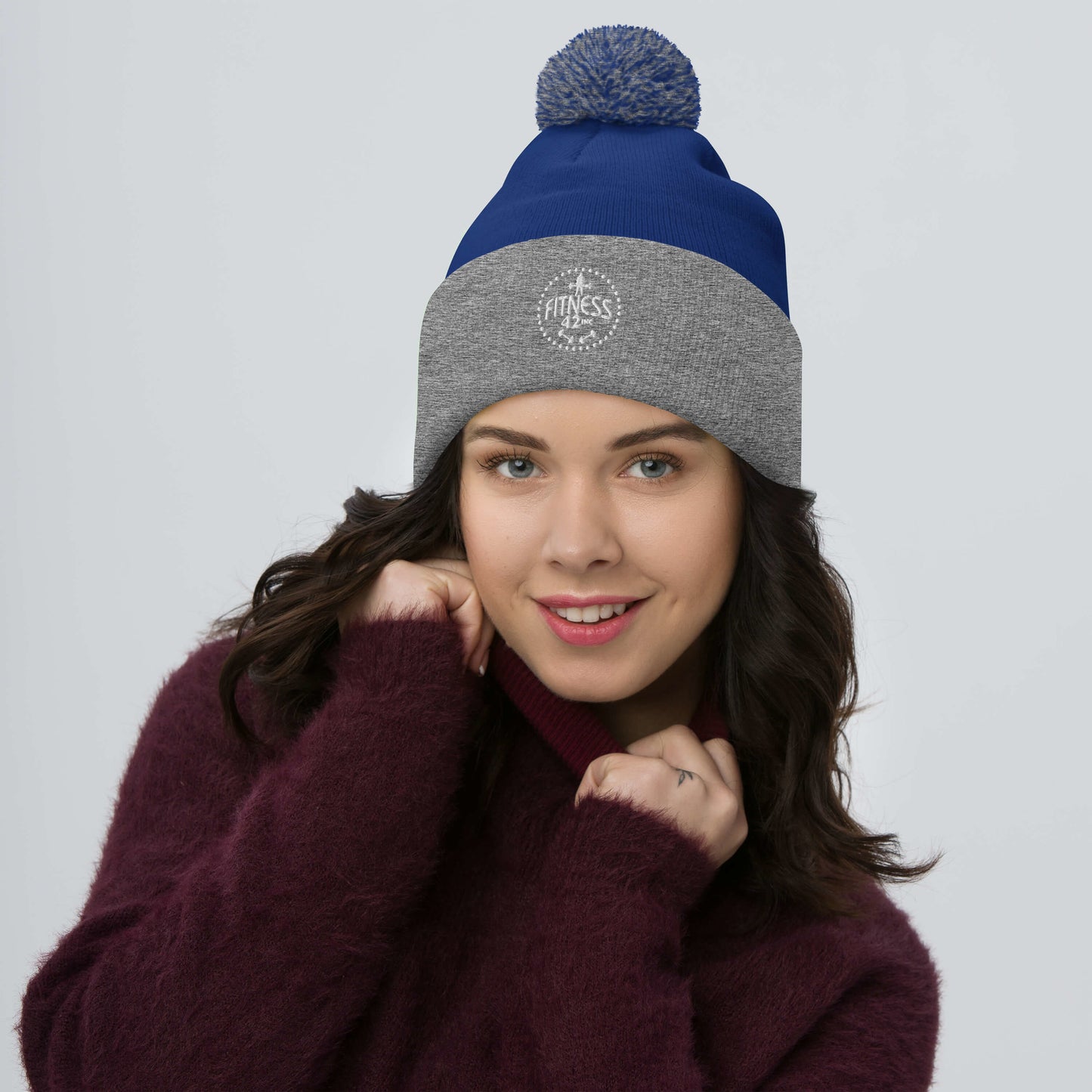 Fitness 42 Star Pom-Pom Beanie