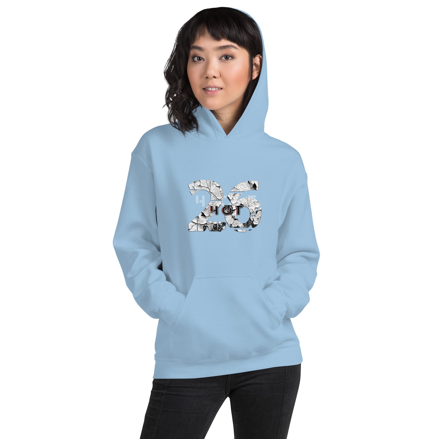 Broken Hot 26 Yoga Unisex Hoodie